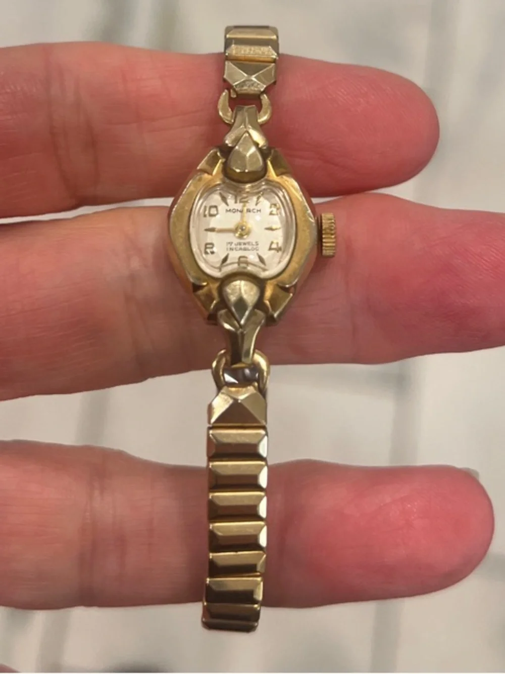 Bulova Women's Gold Tone Link Bracelet Watch